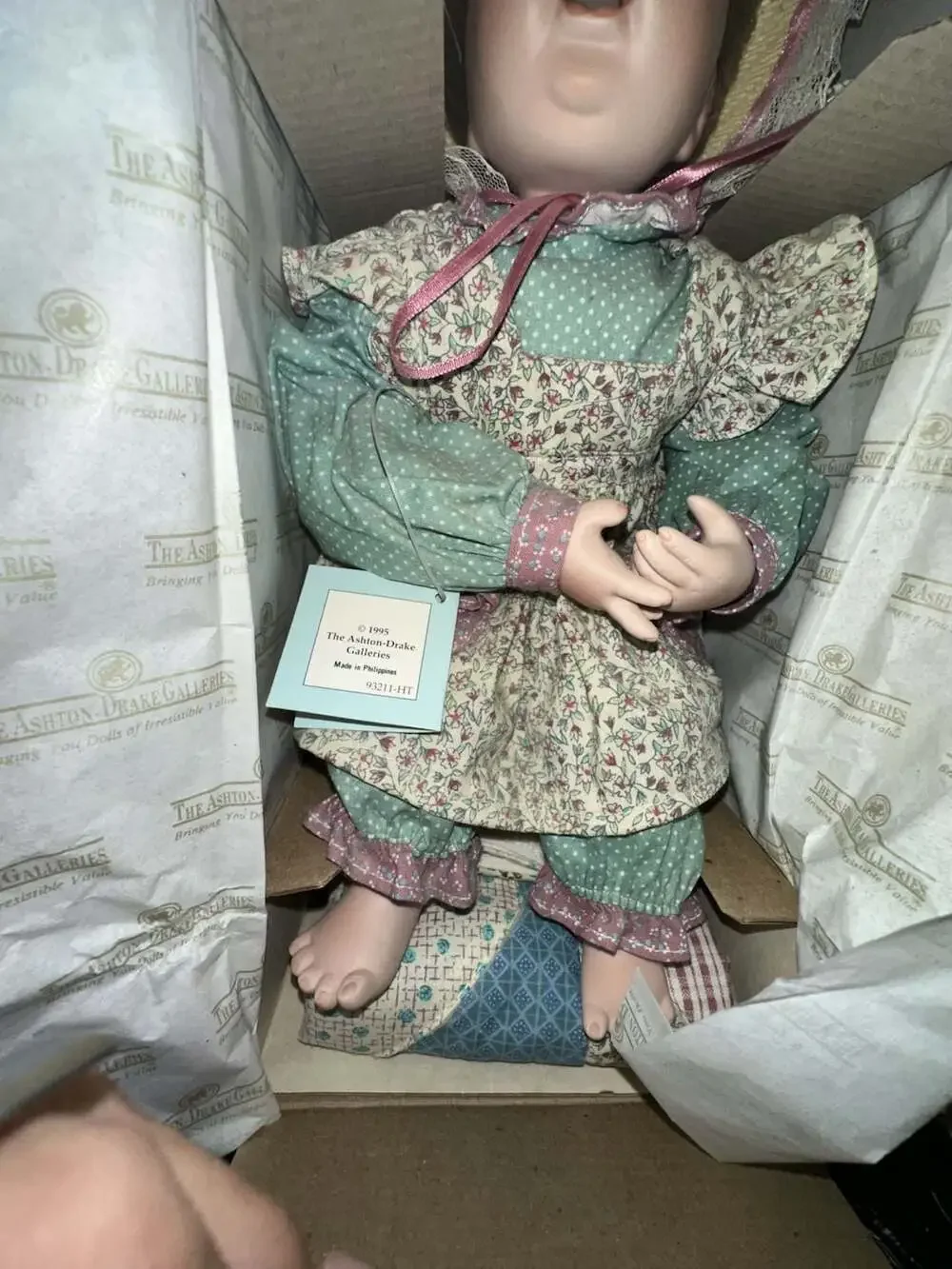 Ashton-Drake Galleries Love One Another Porcelain Doll by Julie Good-Kruger